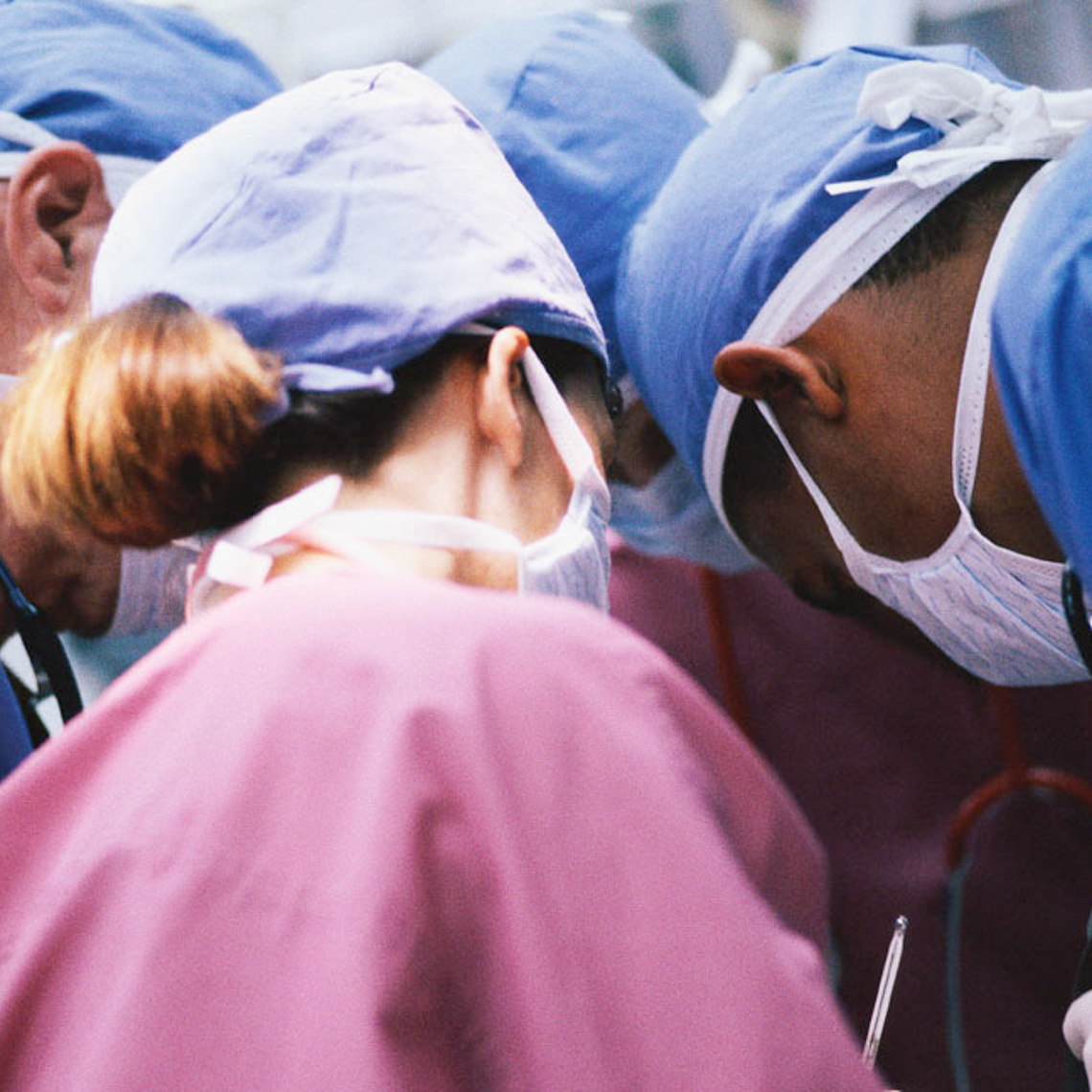 doctors huddle