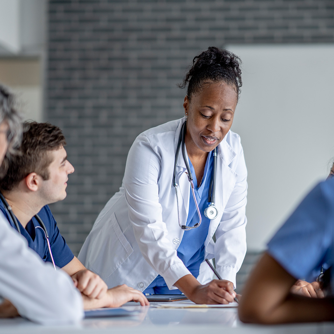 doctors in a meeting