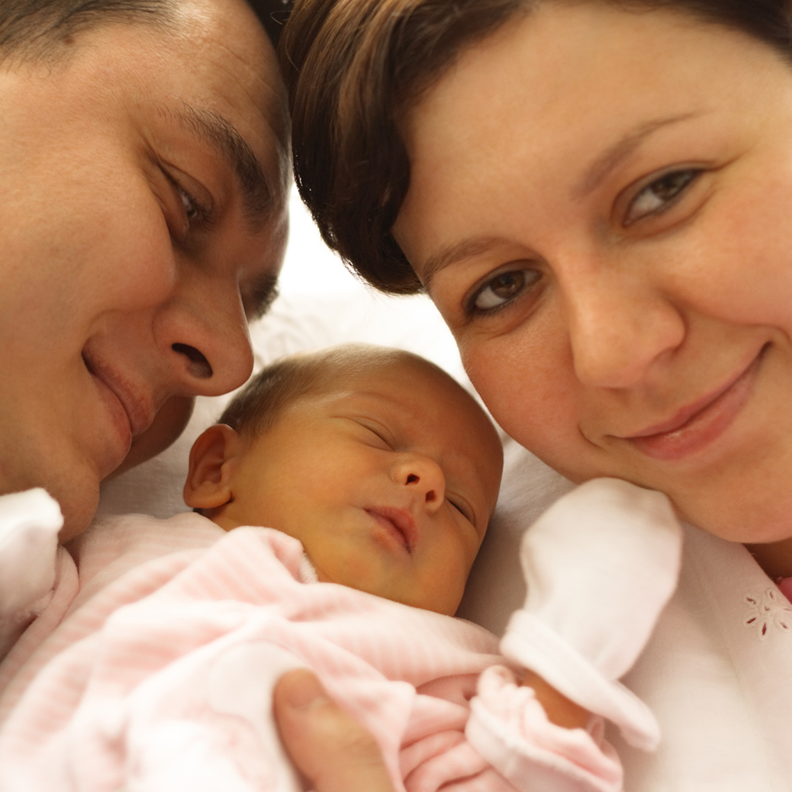 parents with newborn