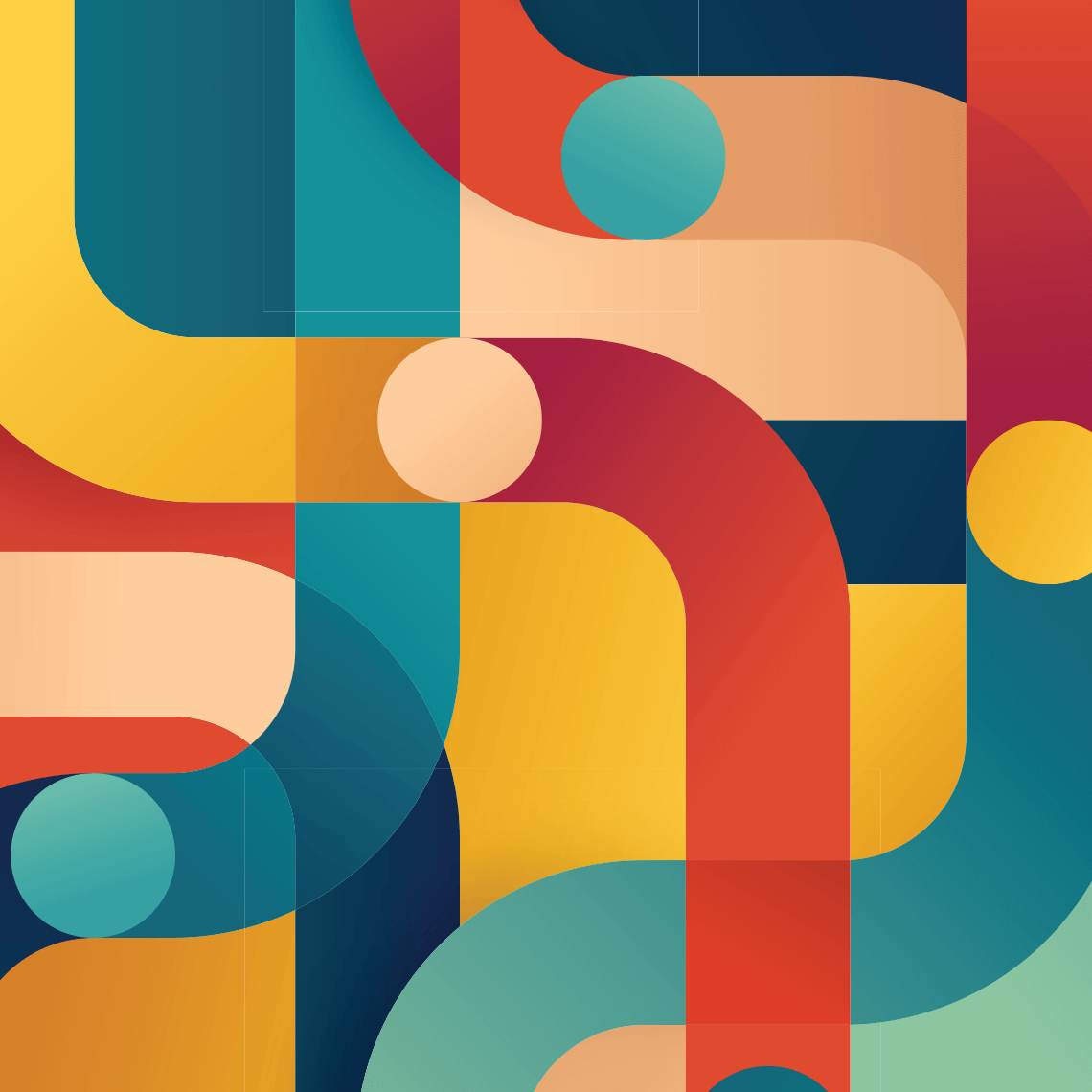 colored design showing structure