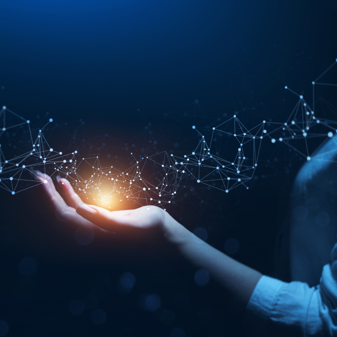 light in plam of hand