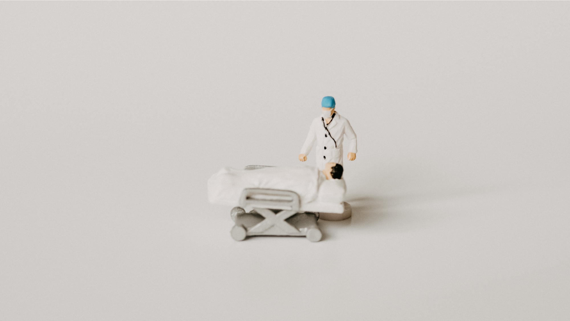 miniature figures of md and patient