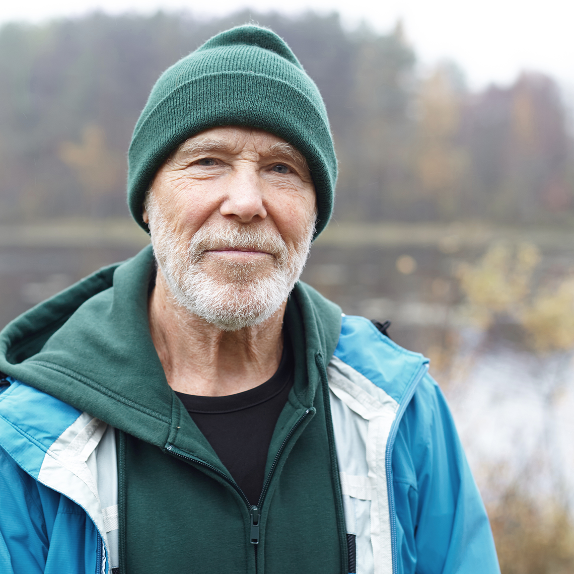 Man looking at viewer