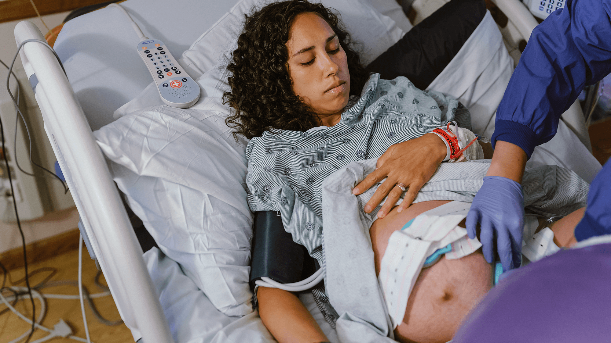 Person in labor