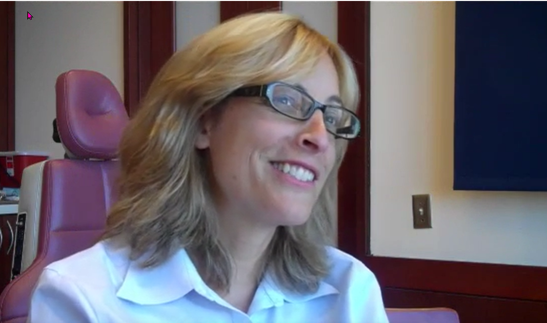 Tessa Hadlock talks to camera